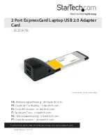 StarTech.com EC230USB Operation Manual предпросмотр