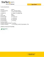 Preview for 2 page of StarTech.com ESATAPLT2M Spec Sheet