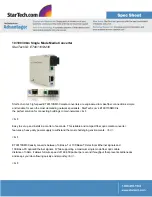 Preview for 1 page of StarTech.com ET90110SM30 Spec Sheet