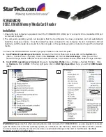 StarTech.com FCREADMICRO Install Manual preview