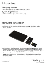 Preview for 5 page of StarTech.com FCREADU2OTGB Installation Manual