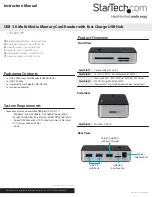 StarTech.com FCREADU3HC Instruction Manual preview