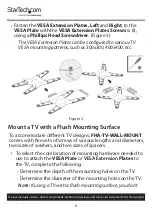 Preview for 20 page of StarTech.com FHA-TV-WALL-MOUNT User Manual