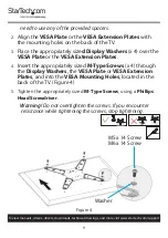 Preview for 21 page of StarTech.com FHA-TV-WALL-MOUNT User Manual