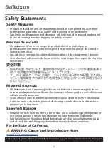 Preview for 3 page of StarTech.com FPWTLTB1 User Manual