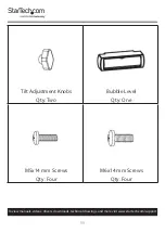 Preview for 12 page of StarTech.com FPWTLTB1 User Manual