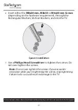 Preview for 22 page of StarTech.com FPWTLTB1 User Manual