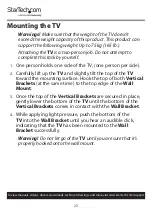 Preview for 24 page of StarTech.com FPWTLTB1 User Manual