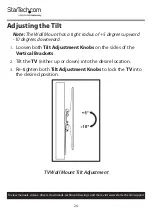 Preview for 25 page of StarTech.com FPWTLTB1 User Manual