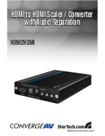 StarTech.com HDMI2HDMI Instruction Manual предпросмотр