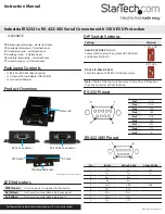 StarTech.com IC232485S Instruction Manual preview