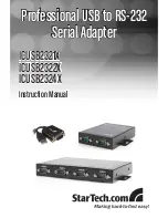 StarTech.com ICUSB2321X Instruction Manual preview