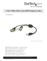 Предварительный просмотр 1 страницы StarTech.com ICUSB232C2 User Manual