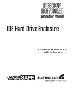 StarTech.com IDE3510U2 Instruction Manual preview