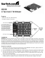 Предварительный просмотр 1 страницы StarTech.com IDE35252X Quick Start Manual