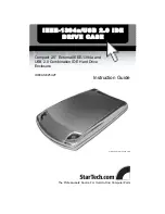 Preview for 1 page of StarTech.com IDECASE25U2F Instruction Manual