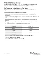 Предварительный просмотр 14 страницы StarTech.com IES101002SFP Instruction Manual