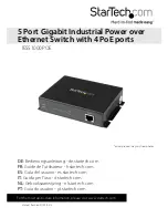 Preview for 1 page of StarTech.com IES51000POE Instruction Manual