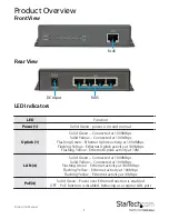 Preview for 4 page of StarTech.com IES51000POE Instruction Manual