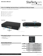 StarTech.com IES8100POE Instruction Manual preview