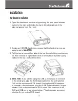 Предварительный просмотр 6 страницы StarTech.com InfoSafe UNI3510U2E Instruction Manual