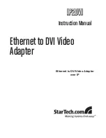 Предварительный просмотр 1 страницы StarTech.com IP2DVI Instruction Manual