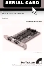 StarTech.com ISA2S550 Instruction Manual предпросмотр