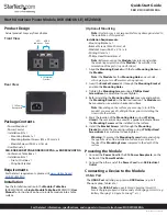 StarTech.com MOD4POWERNA Quick Start Manual preview