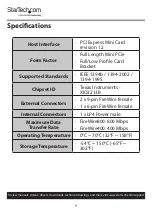 Предварительный просмотр 10 страницы StarTech.com MPEX1394B3 User Manual