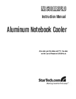 StarTech.com NBCOOLERPRO Instruction Manual preview