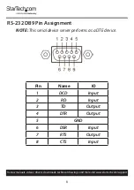 Preview for 9 page of StarTech.com NETRS2321P User Manual