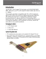 Предварительный просмотр 4 страницы StarTech.com PCI1P2 Instruction Manual