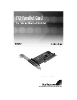 StarTech.com PCI1PECPDV Instruction Manual preview