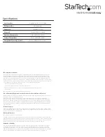 Preview for 2 page of StarTech.com PCI1PEX1 Instruction Manual