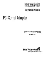 Предварительный просмотр 1 страницы StarTech.com PCI2S232485I Instruction Manual