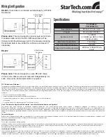 Предварительный просмотр 2 страницы StarTech.com PCI2S485LP User Manual