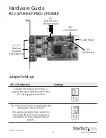 Предварительный просмотр 5 страницы StarTech.com PCI312PUSB/LP Instruction Manual