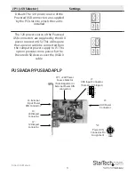 Предварительный просмотр 6 страницы StarTech.com PCI312PUSB/LP Instruction Manual