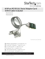 StarTech.com PCI4S9503V User Manual preview