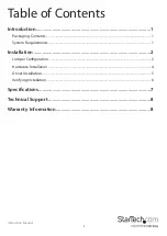 Preview for 3 page of StarTech.com PCI4S954PW Manual