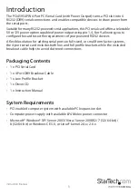 Preview for 4 page of StarTech.com PCI4S954PW Manual