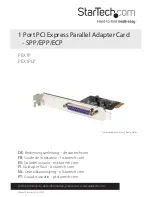 StarTech.com PEX1P User Manual preview