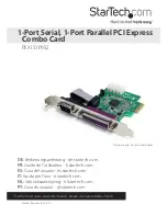 StarTech.com PEX1S1P952 User Manual preview