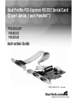 StarTech.com PEX1S552 Instruction Manual preview