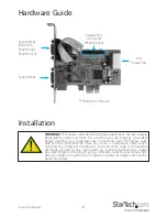 Предварительный просмотр 5 страницы StarTech.com PEX1S553 User Manual