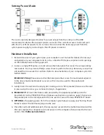 Предварительный просмотр 6 страницы StarTech.com PEX1S553 User Manual