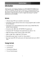 Preview for 4 page of StarTech.com PEX1S952 User Manual