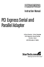 StarTech.com PEX2S1P552B Instruction Manual preview