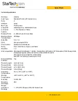 Предварительный просмотр 3 страницы StarTech.com PEX2S553B Spec Sheet