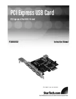 StarTech.com PEX400USB2 Instruction Manual preview